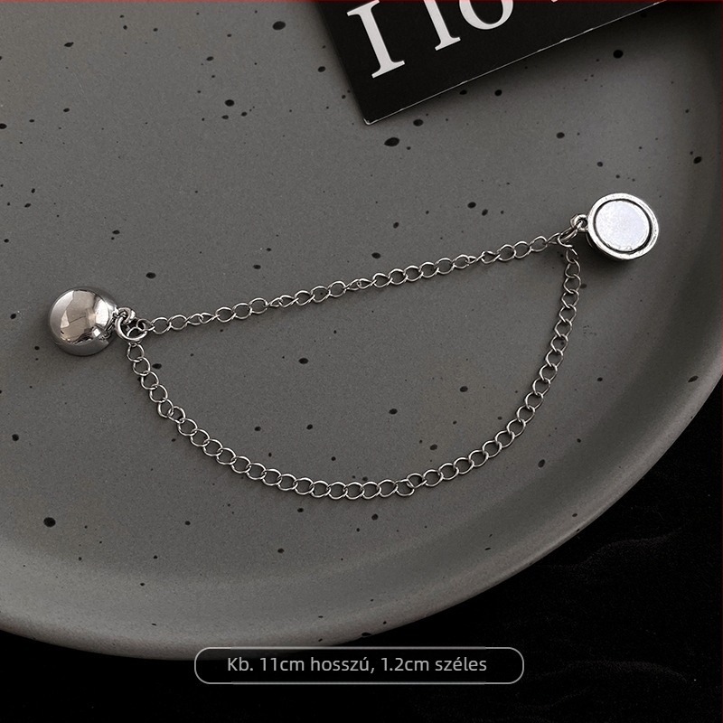 Többcélú póló Váltónadrág Lábszárhosszú Csipkés Műbőr Szegély Hosszú Rövid Lánc Mágneses Csattal Varrásmentes Szél Fix Csattal