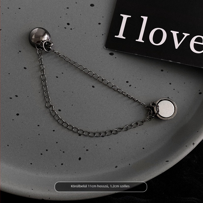 Többcélú póló Váltónadrág Lábszárhosszú Csipkés Műbőr Szegély Hosszú Rövid Lánc Mágneses Csattal Varrásmentes Szél Fix Csattal