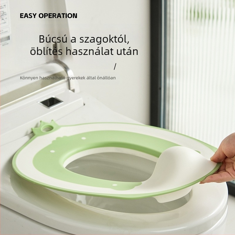 Gyerek WC-ülőke, Kisgyermek WC-gyűrű, WC-ülőke fiúknak és lányoknak, Akasztható, WC-párna, WC-ülőke