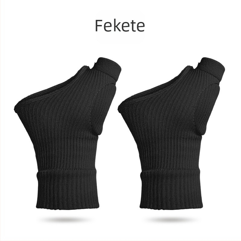 Új fekete nagy ujjú nyomás alatt álló csuklóvédő csuklóvédő sportokhoz, lélegző számítógépes billentyűzet kézvédő