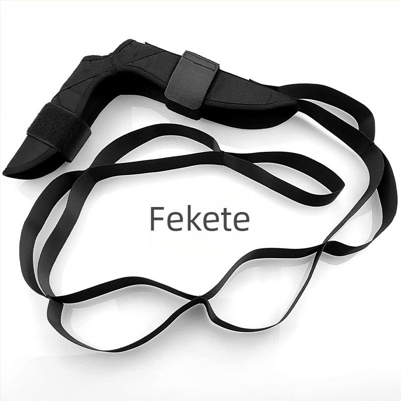 Gyártói nagykereskedelmi nyújtóöv, szegmentált, állítható jóga segédfeszítő öv, boka-lábnyújtás, rehabilitációs nyújtóöv