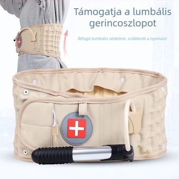 Felfújható öv ágyéki porckorongsérv-kiemelkedések férfiaknak és nőknek ágyéki korrekció ágyéki húzás ágyéki izomfájdalom húzás háztartási fitnesz
