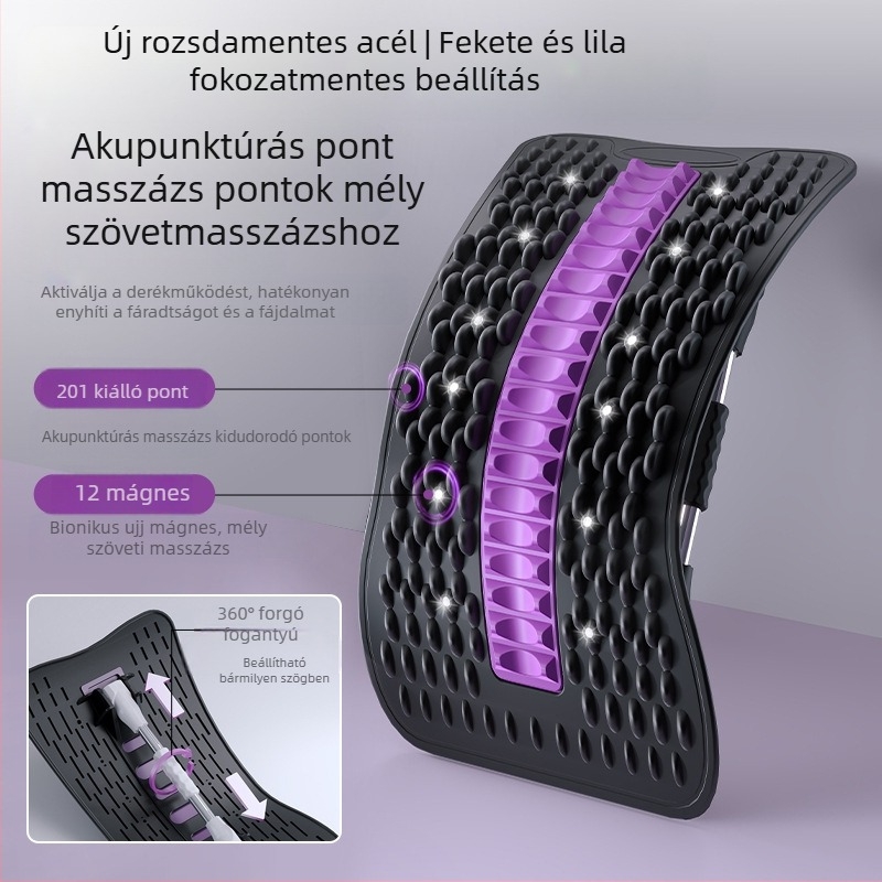Ágyékizom-lazító, Derékemelés, Nyújtás és Trakció, Hátmasszírozó, Isteni Eszközök, Gerinckorrekciós Gyakorlat, Deréktámasztó Lap