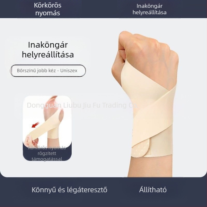 Japán sportcsuklópánt, vékony, lélegző, fitnesz, tollaslabda, kosárlabda, röplabda, csuklóvédő húzódás, férfiak és nők számára