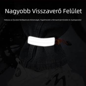 Új fényvisszaverő lovagló öv nadrágszíj védő nadrágszár szoros öv közúti hegyi kerékpár éjszakai futás biztonsági figyelmeztető öv