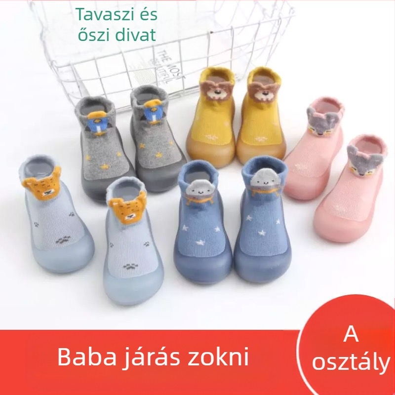 Tavaszi és őszi légáteresztő baba zokni cipők puha talpú padlócipők babacipők hímzett aranyos baba kisgyermek cipők nagykereskedelem