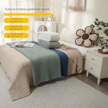 2024 Határokon átnyúló külkereskedelem Amazon Népszerű gézhuzatú ágytakaró Négy évszakos univerzális kényelmes törölköző Lélegző