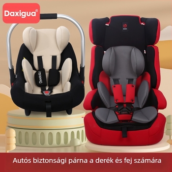 Gyermek biztonsági üléspárna pelenkázó alátét kosár kocsi négy évszak univerzális deréktámasz fejtámla fix párna