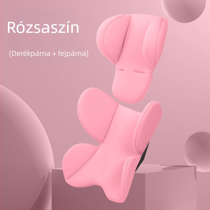 Gyermek biztonsági üléspárna pelenkázó alátét kosár kocsi négy évszak univerzális deréktámasz fejtámla fix párna