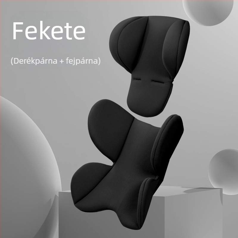 Gyermek biztonsági üléspárna pelenkázó alátét kosár kocsi négy évszak univerzális deréktámasz fejtámla fix párna