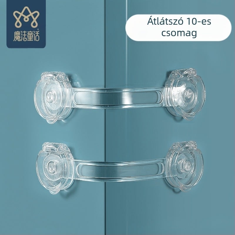 Gyermekbiztonsági zár, többfunkciós, páros, babazár, becsípődésgátló fiókzár, babaszekrény ajtózár, Amazon, határokon átnyúló