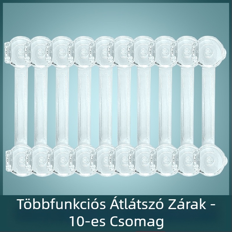 Gyermekbiztonsági zár, többfunkciós, páros, babazár, becsípődésgátló fiókzár, babaszekrény ajtózár, Amazon, határokon átnyúló