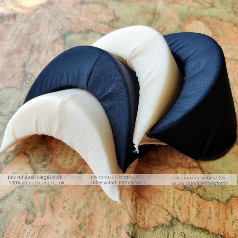 Színpadi ruha, bemutató, derékszögű vállvédő, extra széles, vastagított váll, pamut öltöny vállvédő