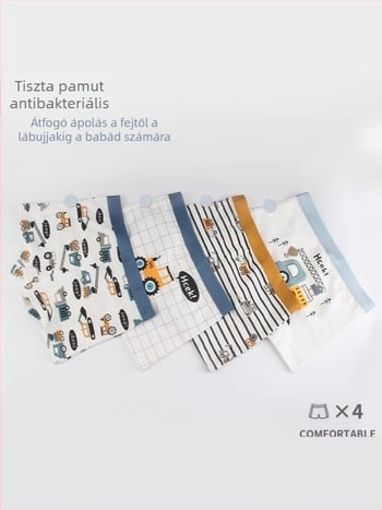 Gyerek alsónemű fiúknak, nem csattható pamut boxer baba baba nagyfiú boxer alsónemű nagykereskedelem