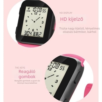 2025-ben új modell került piacra, multifunkcionális, világító időnaptárral, vízálló, divatos digitális karóra általános és középiskolás diákok számára