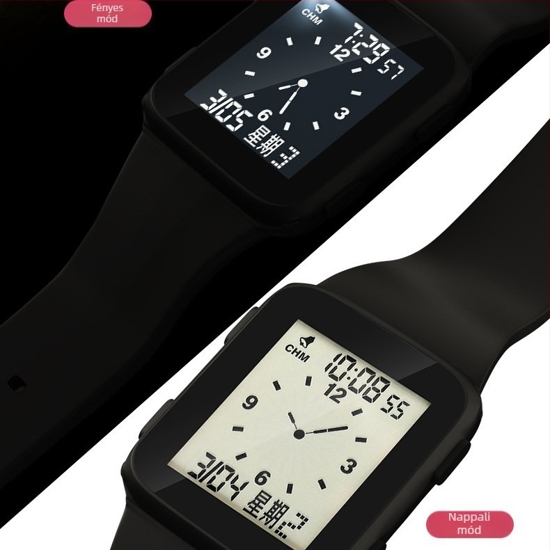 2025-ben új modell került piacra, multifunkcionális, világító időnaptárral, vízálló, divatos digitális karóra általános és középiskolás diákok számára