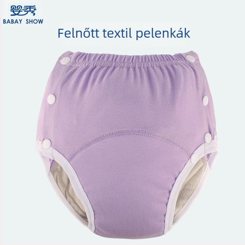 Határokon átnyúló új, mosható felnőtt szövetpelenkák inkontinencia esetén, szivárgásmentes pelenkák, alsóneműk időseknek, pelenkák, tiszta pamut pelenkák raktáron