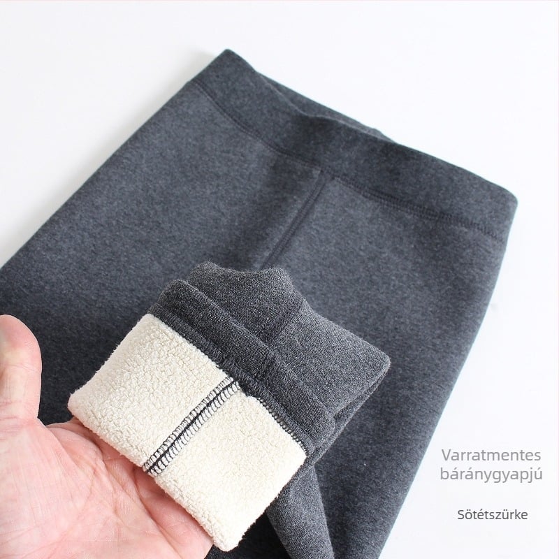 Lányka leggings polár béléssel, vastagított nadrág őszi és téli gyermek szűk nadrágok téli csont nélküli egyszínű nadrágok külső viseletre