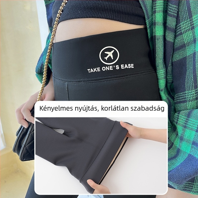 Őszi és téli vékony bársony gyermek cápanadrág lányka leggings felsőruházat magas derekú, rugalmas, karcsúsított, meleg, egyrészes bársony Barbie nadrág
