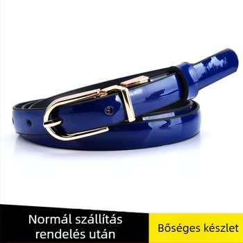 Határokon átnyúló ellátás Amazon eBay női koreai valódi bőr Joker vékony öv dekoratív ruha farmeröv