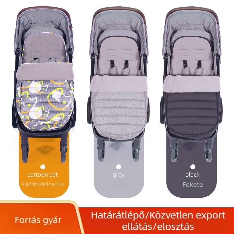 Babakocsi lábvédők, szélálló szőnyegek téli kirándulásokhoz, babakocsi őszi és téli pamutbetétek, hálózsákok, lábvédők, vastagított és meleg