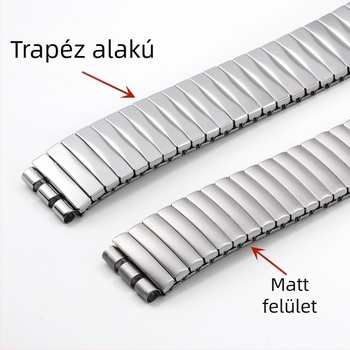 Határokon átnyúló, forró eladású rozsdamentes acél rugós rugalmas szíj Swatch Swatch Swatch elasztikus óraszíj 17mm20mm