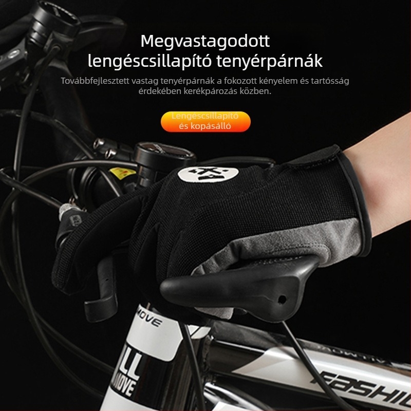 Xinji kültéri motoros kesztyű nyári ütéscsillapító női országúti sportkerékpár vékony, lélegző érintőképernyős kerékpár