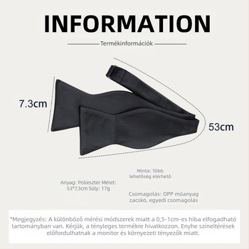 Poliészter selyem egyszínű tökmintás csokornyakkendő, kézzel kötött, divatos férfi üzleti formális csokornyakkendő, hosszú távú nagykereskedelem