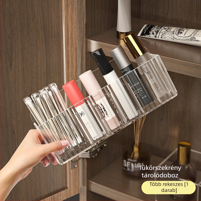 Tükrös szekrényajtó hátuljára akasztható láncos tárolóállvány, kézi láncos fülbevaló, összekapcsolt soros akasztók, gubancolódásgátló, falra szerelhető, fúrásmentes ékszerállvány