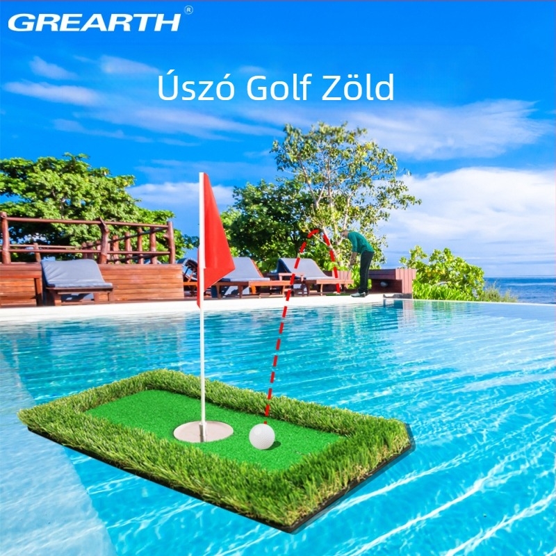 Golf Mini Vízi Zöld Kültéri Putting Gyakorló Golf Úszó Zöld Golf Szimulációs Zöld