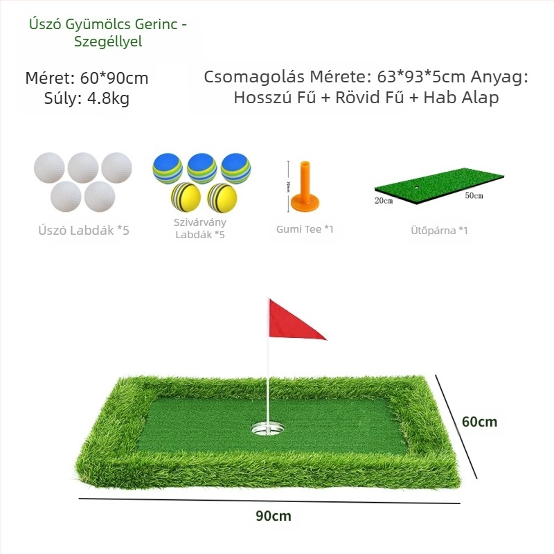 Golf Mini Vízi Zöld Kültéri Putting Gyakorló Golf Úszó Zöld Golf Szimulációs Zöld