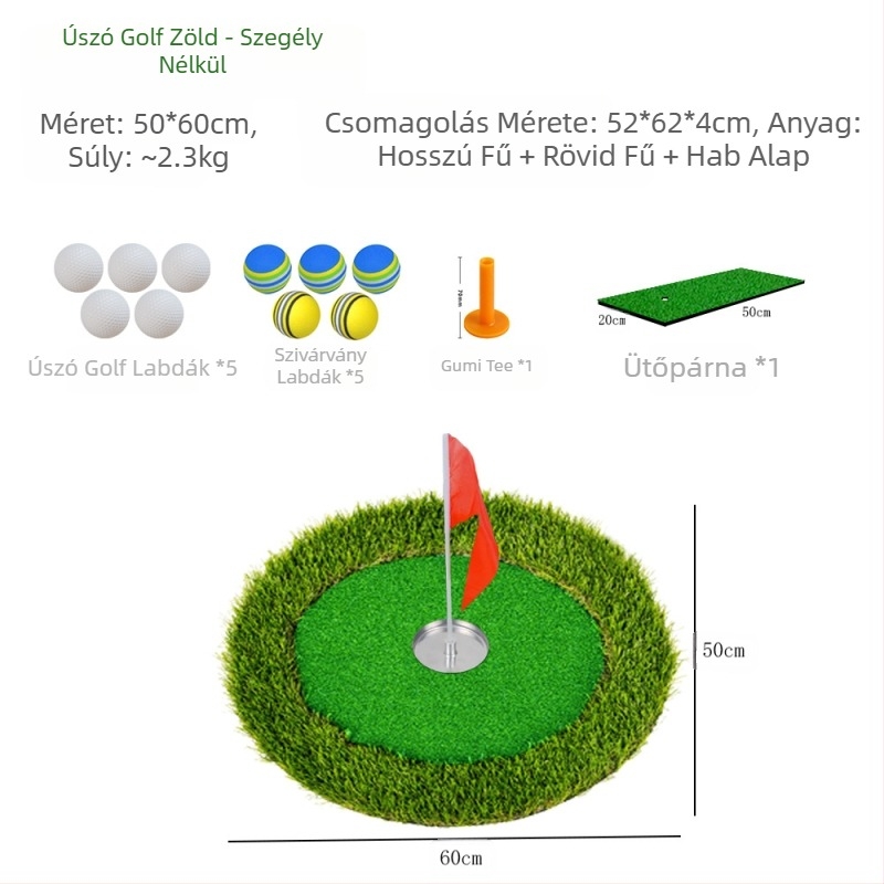 Golf Mini Vízi Zöld Kültéri Putting Gyakorló Golf Úszó Zöld Golf Szimulációs Zöld