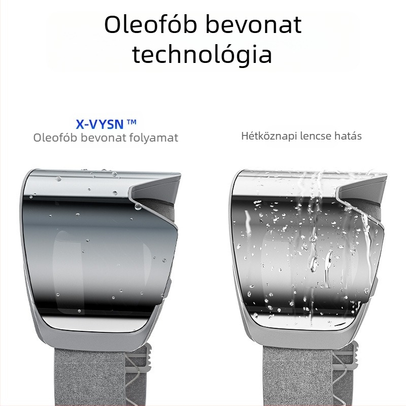 Kapvoe felhajtható síszemüveg, páramentesítő, professzionális kültéri hegymászó, szélálló szemüveg, egy- és kétoldalas hóvédő szemüveg