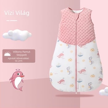 Bazai Rabbit Crossborder tavaszi és őszi baba rúgásbiztos pamut újszülött termékek mellény stílusú integrált baba hálózsák