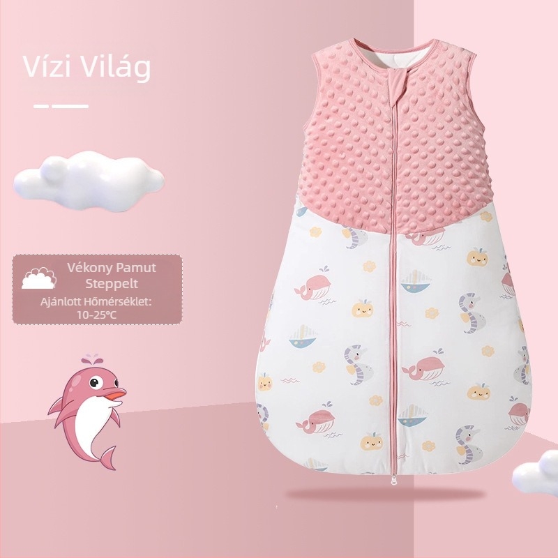 Bazai Rabbit Crossborder tavaszi és őszi baba rúgásbiztos pamut újszülött termékek mellény stílusú integrált baba hálózsák