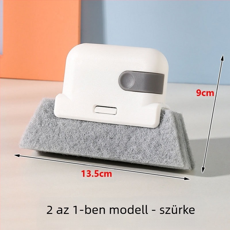 Négy az egyben ablakkefe ablakhorony tisztító kefe ablakhorony tisztító eszköz rés ablakhorony padlóvarrat porkefe kis kefe