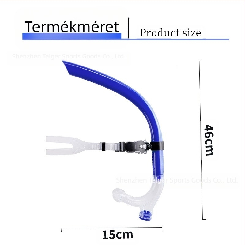 Gyári közvetlen értékesítésű úszó légzőcső búvárfelszerelés felnőtt univerzális fulladásgátló szilikon búvár légzőcső edző