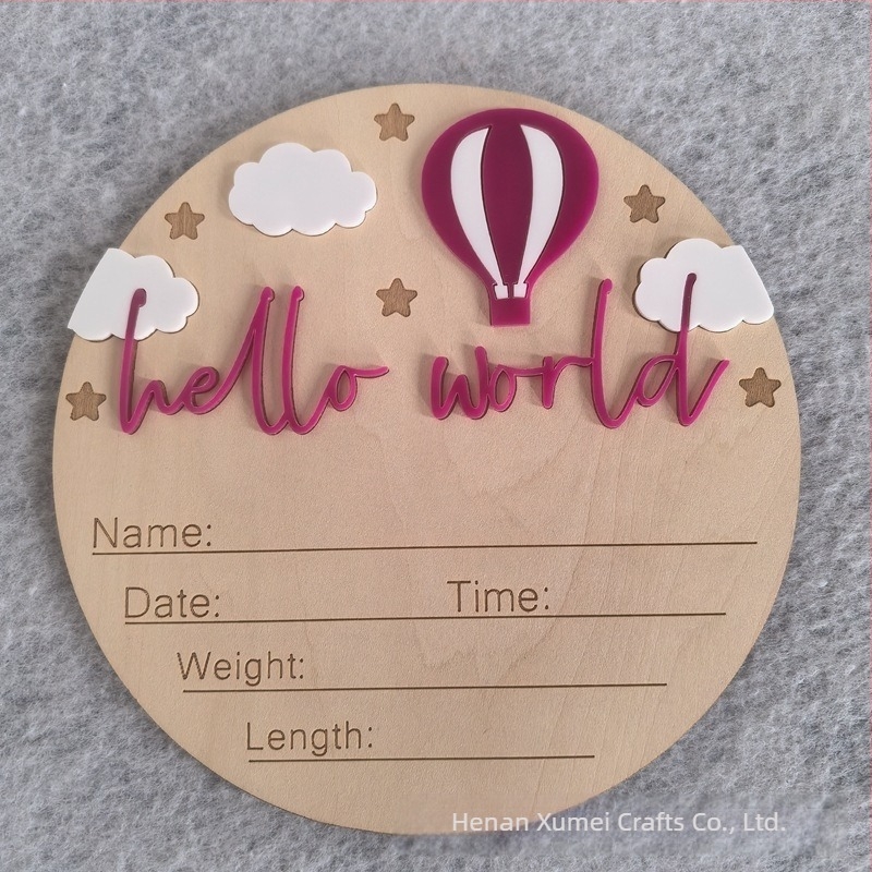 Határokon átnyúló újszülött hello world hello world fa mérföldkő hónap fotó emléktárgy kellékek fotózás