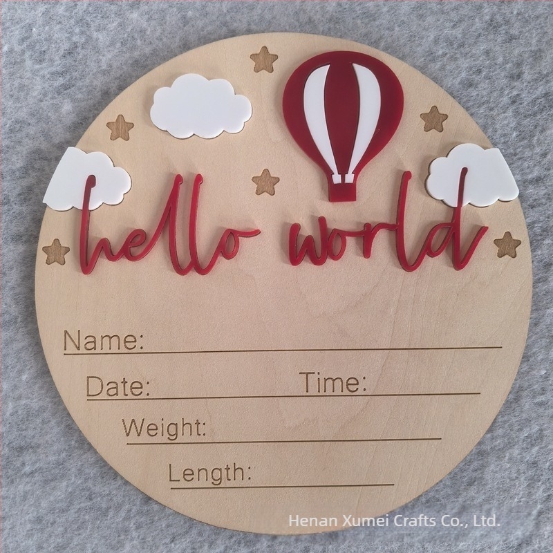 Határokon átnyúló újszülött hello world hello world fa mérföldkő hónap fotó emléktárgy kellékek fotózás