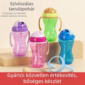 Határokon átnyúló külkereskedelem, forró eladású baba fogantyúval, pp anyagból készült szívópohár, közvetlen ivópohár, ivópohár, cseppálló