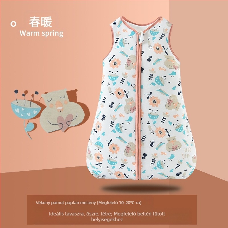 Határokon átnyúló CPC tavaszi és őszi újszülött termékek baba rúgásbiztos paplan tiszta pamut pamut gyermek mellény A osztályú baba hálózsák