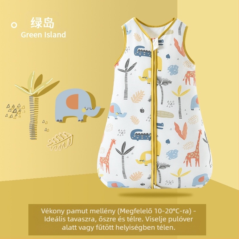 Határokon átnyúló CPC tavaszi és őszi újszülött termékek baba rúgásbiztos paplan tiszta pamut pamut gyermek mellény A osztályú baba hálózsák