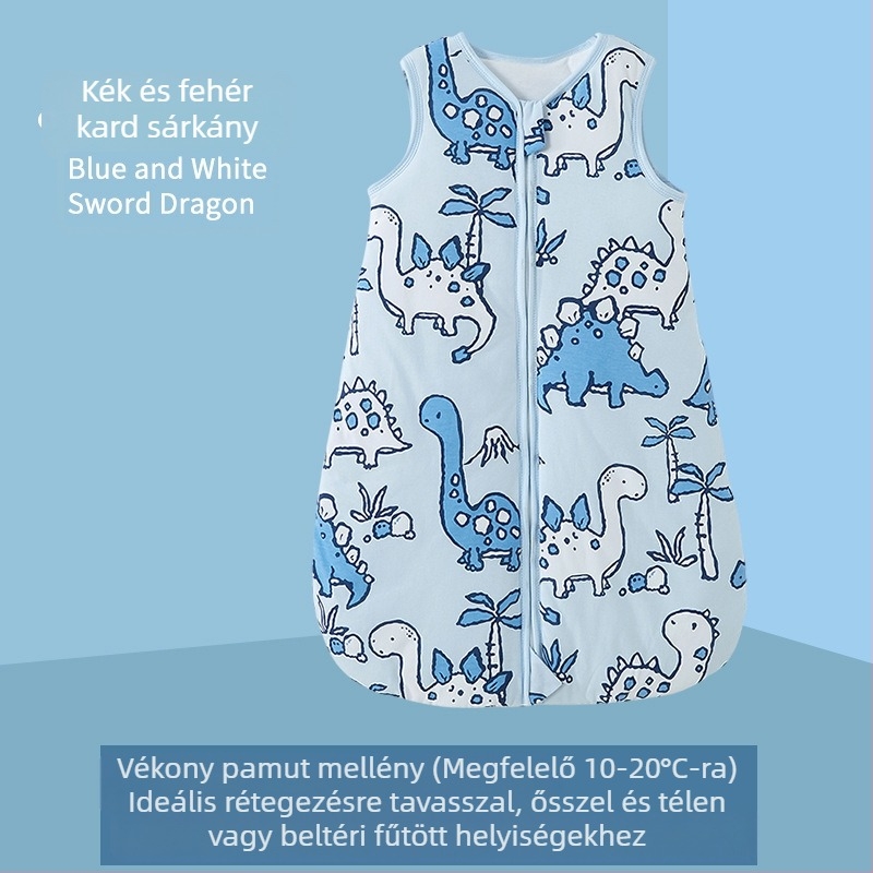 Határokon átnyúló CPC tavaszi és őszi újszülött termékek baba rúgásbiztos paplan tiszta pamut pamut gyermek mellény A osztályú baba hálózsák