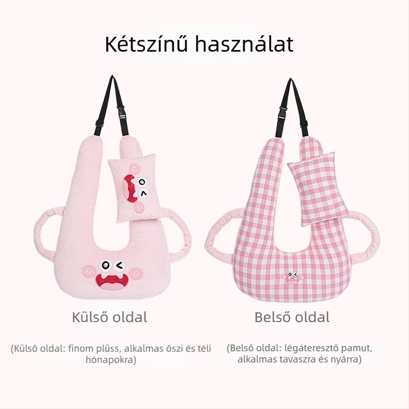 Rajzfilm autó fejtámla kreatív gyermek autó hosszú távú alvás műtárgy nyakpárna párna négy évszak univerzális alvópárna