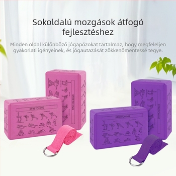 Jógatégla 120g speciális nagy sűrűségű kezdő gyermek jóga stúdió segédeszköz tánctégla habtégla