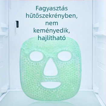 Jeges borogatásmaszk Hideg borogatás Szemmaszk Jégzsákos arcmaszk Műtét utáni felépülés Műtárgy Forró borogatás Teljes arcra való hűsítő pamut arcmaszk