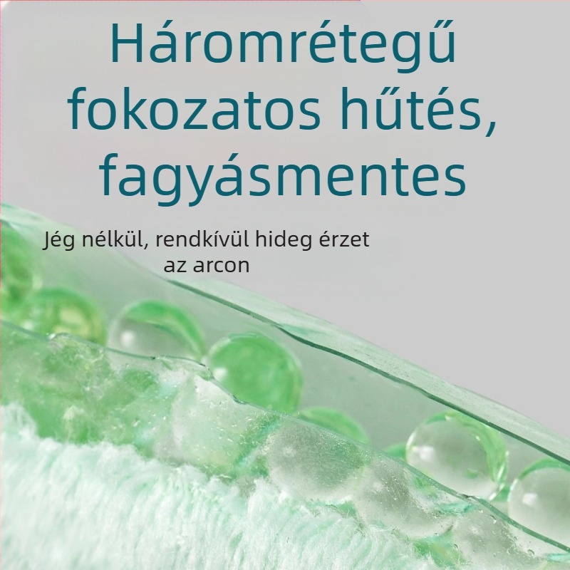 Jeges borogatásmaszk Hideg borogatás Szemmaszk Jégzsákos arcmaszk Műtét utáni felépülés Műtárgy Forró borogatás Teljes arcra való hűsítő pamut arcmaszk