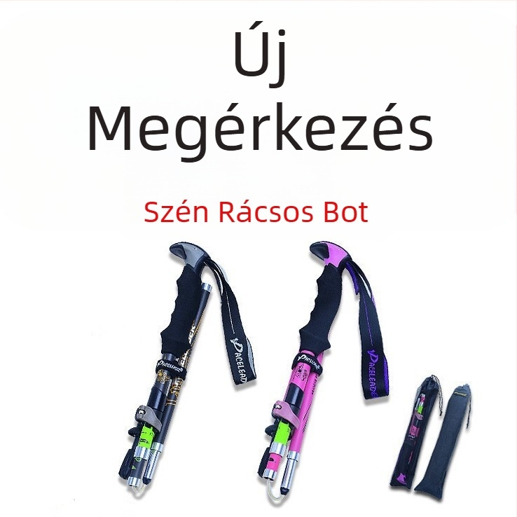 Nagykereskedelmi Paceleader Carbon összecsukható túrabot hegymászó felszerelés