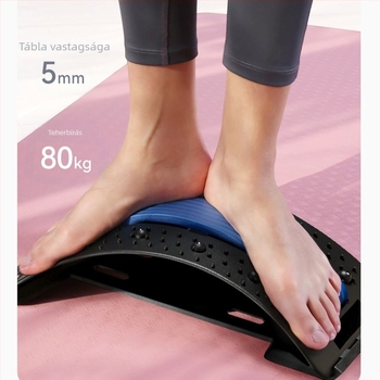 Négyszintes ágyéki gerinc nyugtató eszköz deréknyújtás masszázs korrekció otthoni gerinc nyaki gerinc nyújtás kiegészítő fitnesz deréklemez