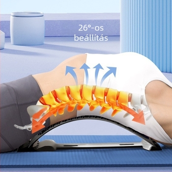 Négyszintes ágyéki gerinc nyugtató eszköz deréknyújtás masszázs korrekció otthoni gerinc nyaki gerinc nyújtás kiegészítő fitnesz deréklemez